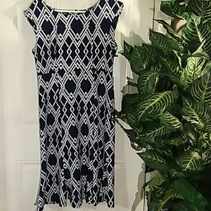 NWT Shelby &Palmer  blue and white dress. Size 12